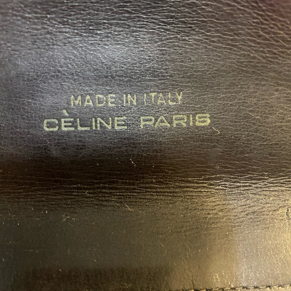 Black Vintage Celine Clutch Authentic - Picture 3 of 11